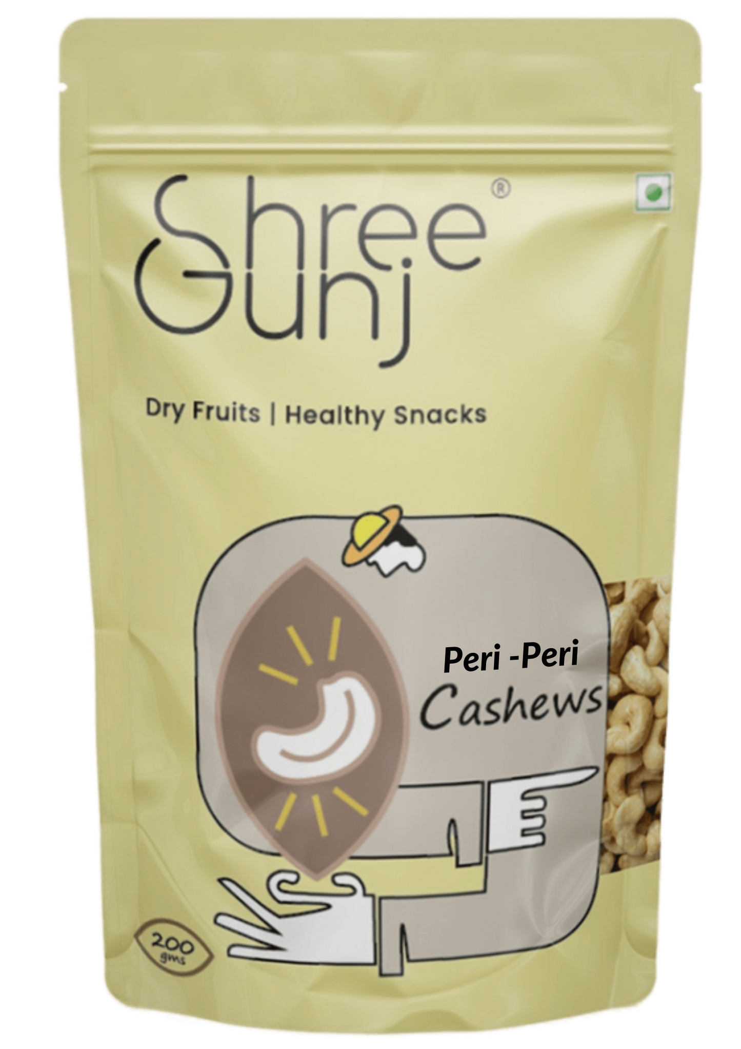 Peri-Peri Flavored Cashew Nuts