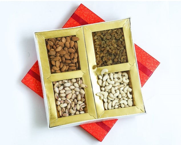 Coral Red Dry Fruit Box