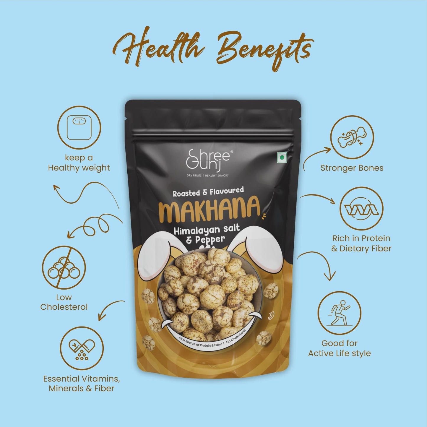 Himalayan Salt and Pepper Makhana